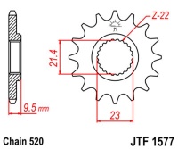 Звезда передняя JTF1577-15 F1577-15 (JT)