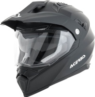 Шлем (мотард) FLIP FS-606 черный матовый Acerbis