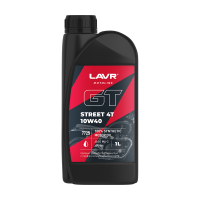 LAVR MOTO моторное масло 10W-40 4T GT STREET 1л 100% синтетика Ln7725