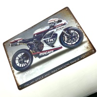 Табличка декоративная металл №27 Ducati-4