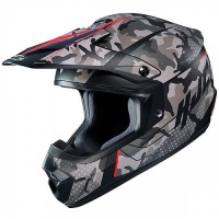 Шлем (кроссовый) CS-MXII SAPIR MC1SF камуфляжный/красный HJC
