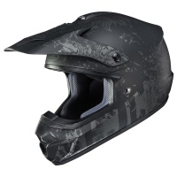 Шлем (кроссовый) детский CLXYII CREEPER MC5SF черный/серый матовый HJC