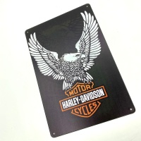 Табличка декоративная металл №19 Harley Davidson-7