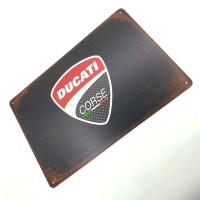 Табличка декоративная металл №25 Ducati-2