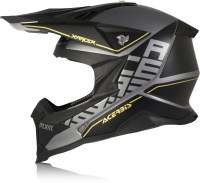 Шлем (кроссовый) X-RACER VTR черный/серый Acerbis