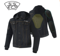 Куртка джинсовая черная SCJ-6003 SSPEC