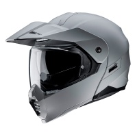 Шлем (модуляр с козырьком) C80 N. GREY серый матовый HJC