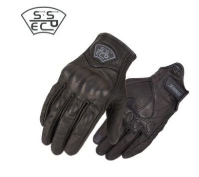Перчатки кожа-эко SCG-7114 черный (SSPEC)