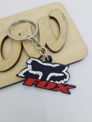Брелок для ключей резиновый Fox 